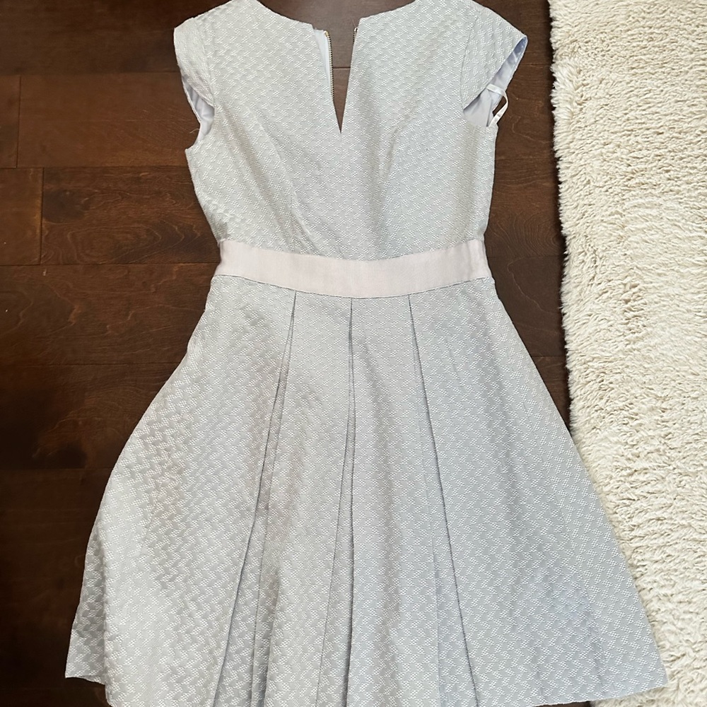 Ted Baker London Light Gray Midi Dress